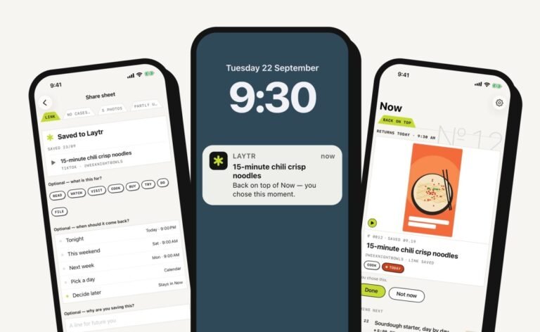Laytr's new app lets you save anything you find online, not just articles to read